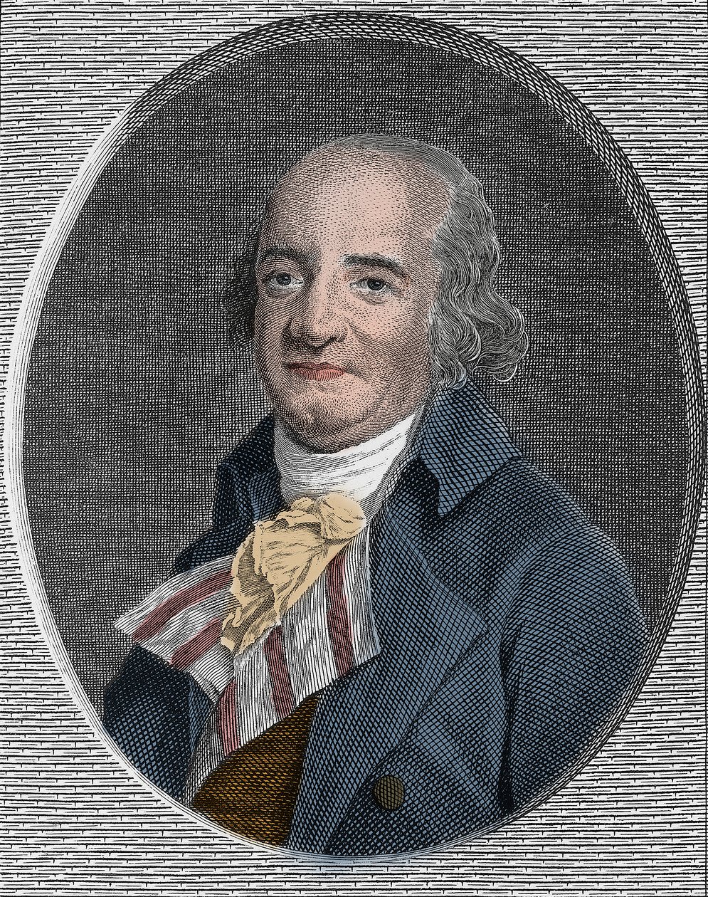 Pierre Samuel du Pont de Nemours (1739-1817) francia származású vállalkozó és közgazdász, amerikai diplomata alkotó: Unknown artist