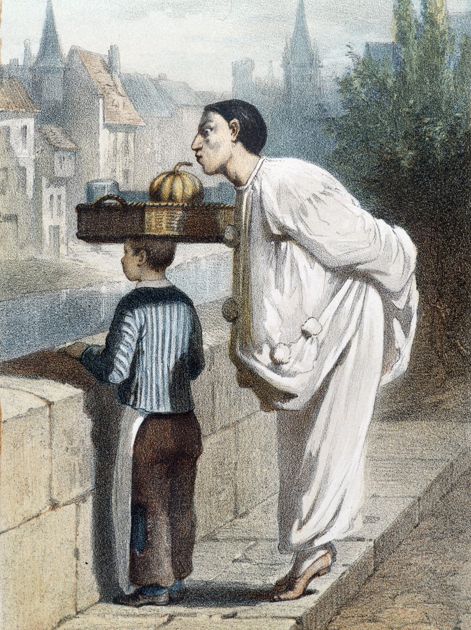 Pierrot gyümölcsszagot érez – a.n.d., 19. század végén alkotó: Unknown artist