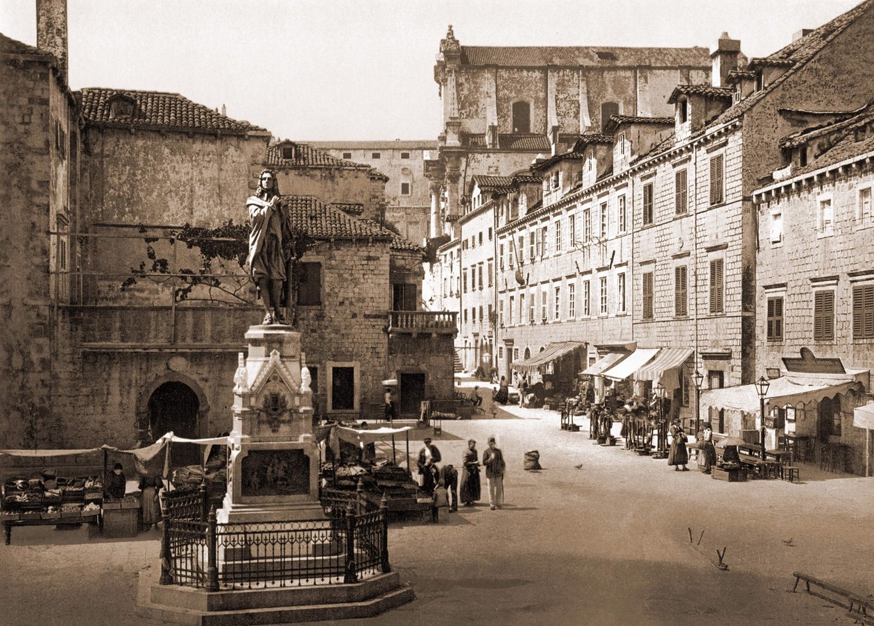 Helyezze Gundulicot Ragusába. SD. század vége. alkotó: Unknown artist