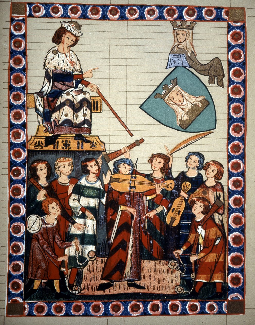 Heinrich Frauenlob mester trubadúrok költészete. alkotó: Unknown artist