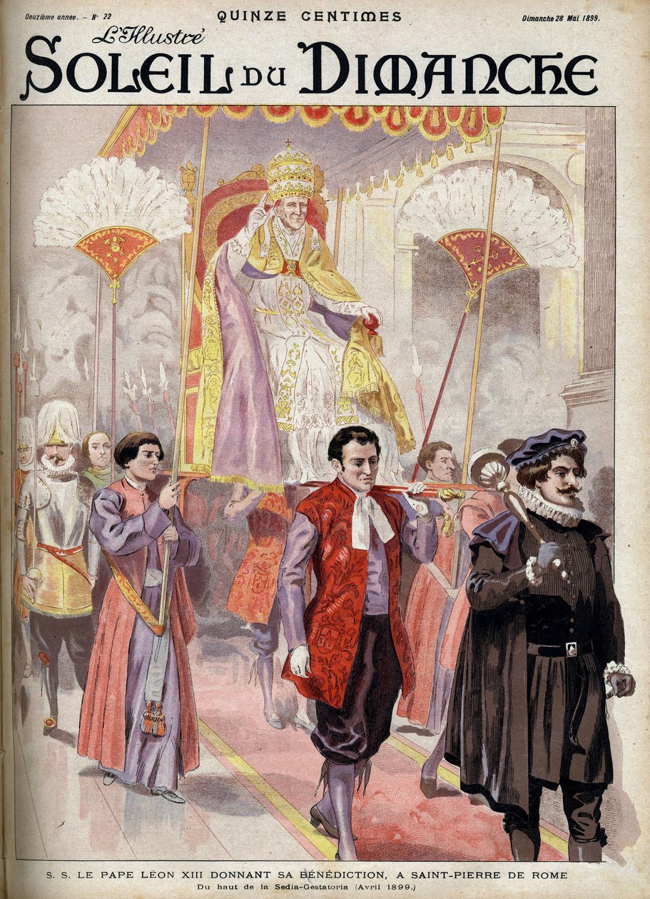 XIII. Leó pápa (XIII. Leó, Gioacchino Pecci alkotó: Unknown artist