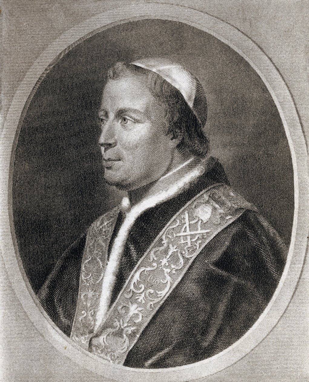 Pius pápa (metszet) alkotó: Unknown artist