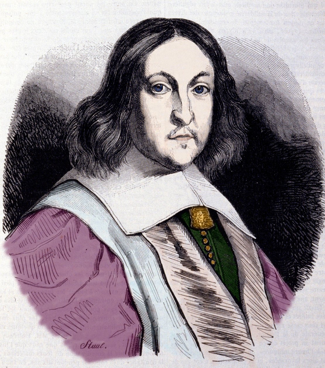 Portré Pierre de Fermat (1601-1665), francia matematikus. alkotó: Unknown artist
