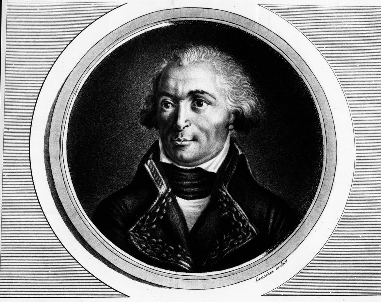 Charles Pichegru (1761-1804), az északi, Sambre és Meuse, Rajna és Moselle hadseregeinek fővezérének egész alakos portréja. metszet: „A francia forradalom történelmi képeinek teljes gyűjteménye, három kötetben.”” 1804. alkotó: Unknown artist