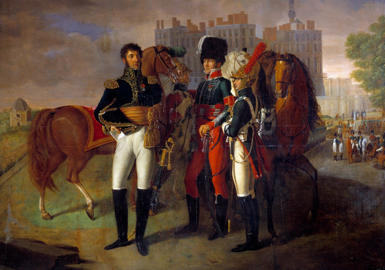 La Ronciere, a Saint Germain Anonymous lovassági iskola parancsnoka egész alakos portréja. 1812. Párizs, Hadsereg Múzeum alkotó: Unknown artist