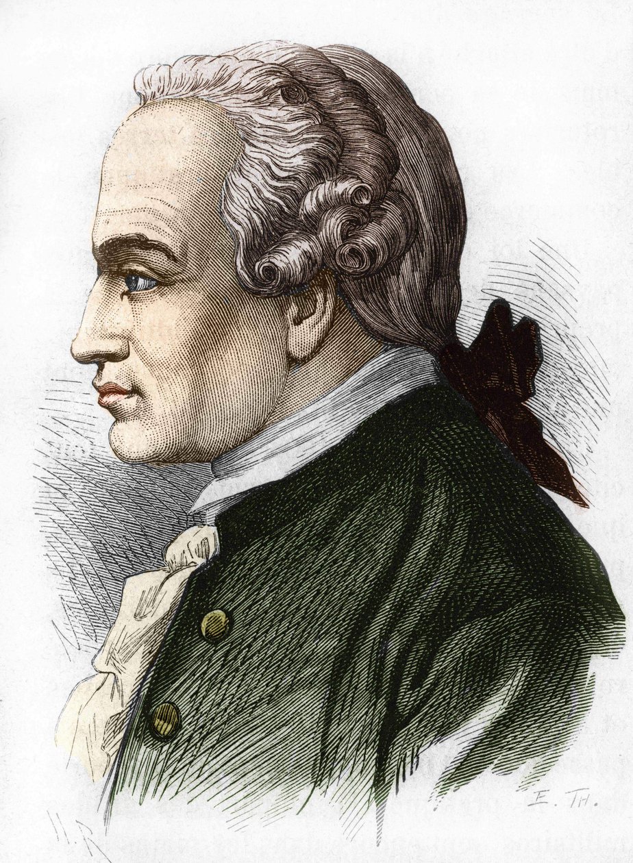 (Immanuel) Emmanuel Kant portréja. német filozófus (K¿nigsberg alkotó: Unknown artist