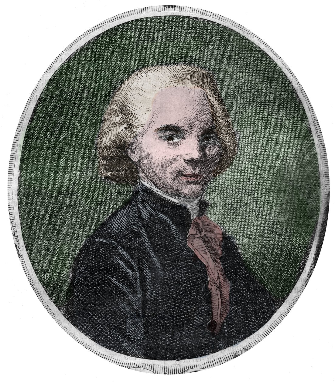 Delille abbé portréja. Jacques Delille francia költő és egyházi ember (1738-1813). alkotó: Unknown artist