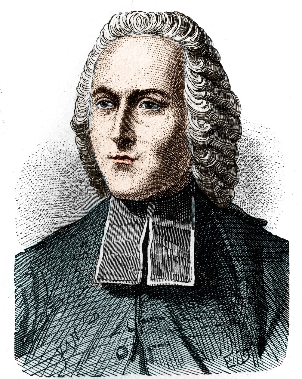 Jean Antoine abbé (Jean-Antoine) Nollet (1700 - 1770), francia fizikus portréja – az „Album de la Science; jeles tudósok; Grandes felfedezések””” 1896. alkotó: Unknown artist