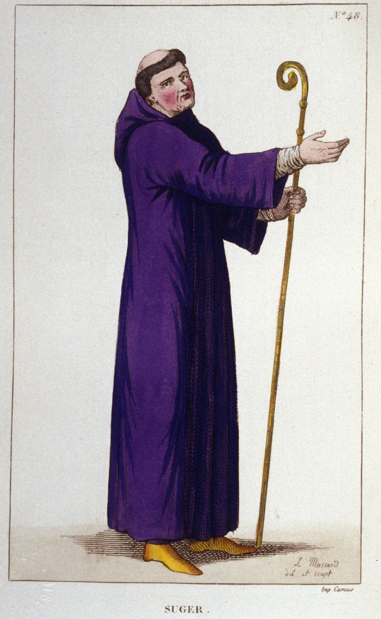 Suger abbé (1081 - 1151) portréja. alkotó: Unknown artist