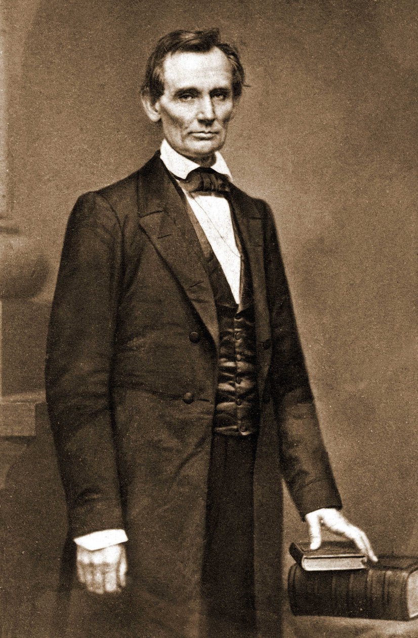 Abraham Lincoln (1809-1865), 1861 és 1865 között az Egyesült Államok elnökének portréja. alkotó: Unknown artist