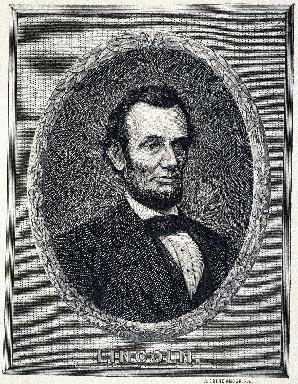 Abraham Lincoln (1809¿1865), az Amerikai Egyesült Államok elnökének portréja alkotó: Unknown artist