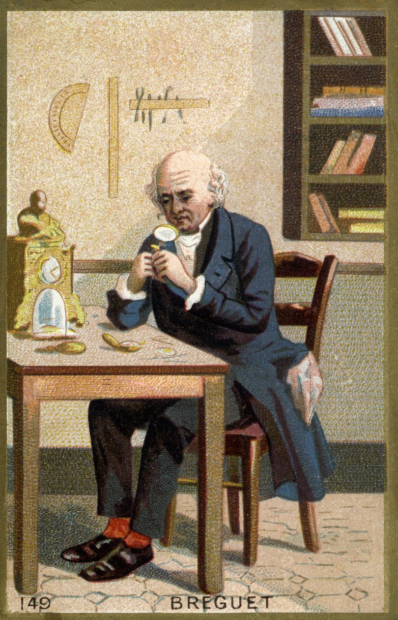 Abraham Louis Bréguet (1747-1823) francia órásmester portréja. alkotó: Unknown artist