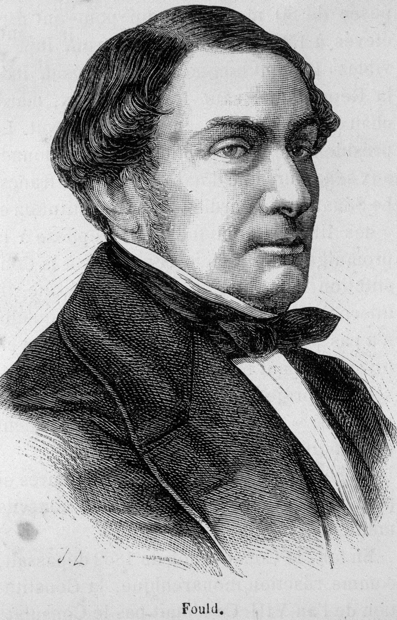 Achille Fould (1800-1867) francia zsidó bankár, a szabadkereskedelem és a Saint-Simonizmus híve portréja. alkotó: Unknown artist