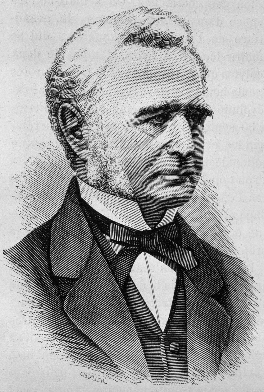 Fourichon admirális portréja. 19. századi metszet. alkotó: Unknown artist