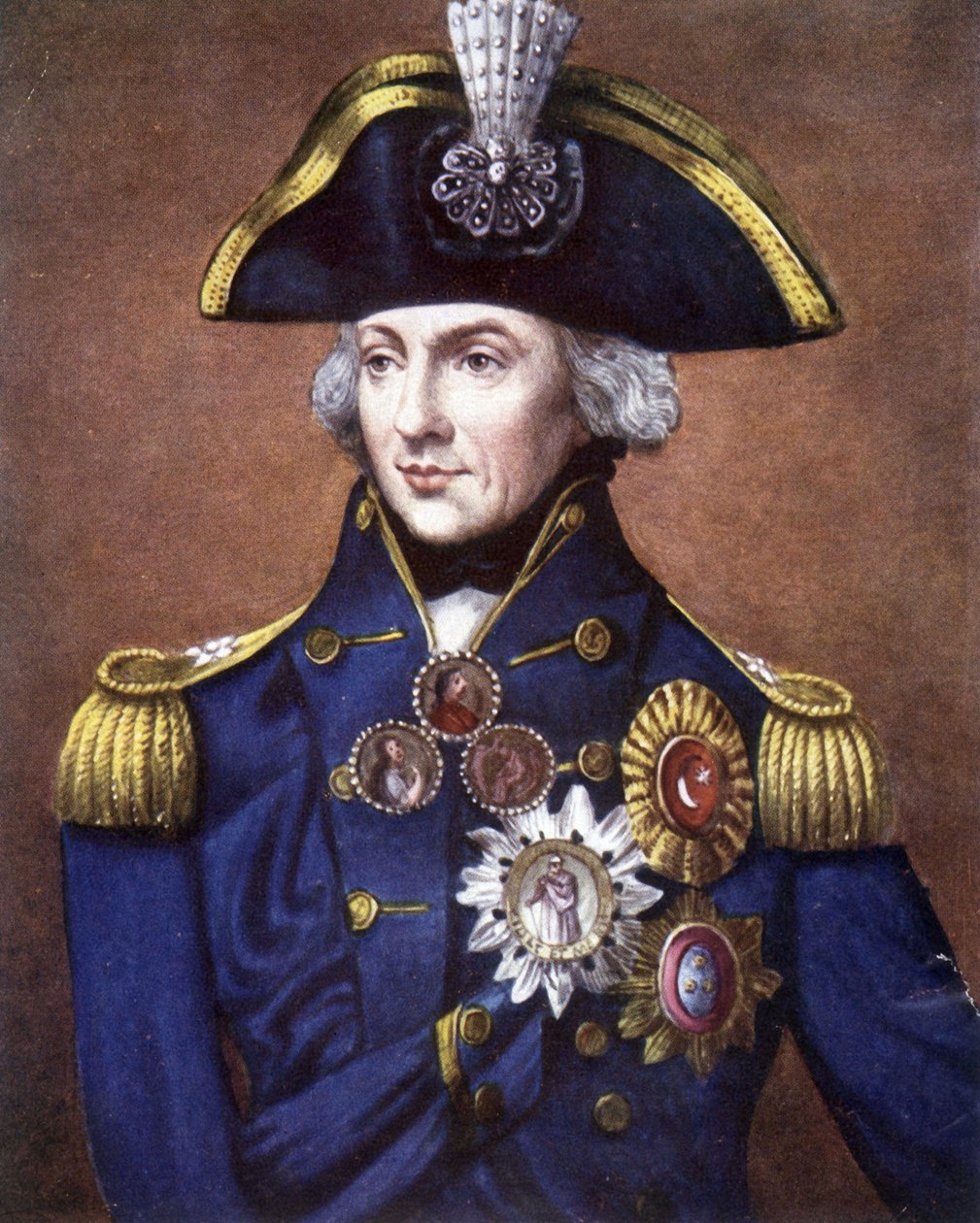 Nelson admirális (1758-1805), brit admirális portréja. alkotó: Unknown artist