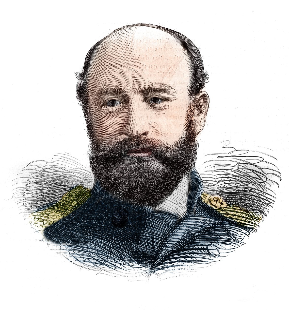 Sir George Strong Nares admirális (1831-1915) portréja, a Királyi Haditengerészet tisztje és az Északi-sark felfedezője. alkotó: Unknown artist