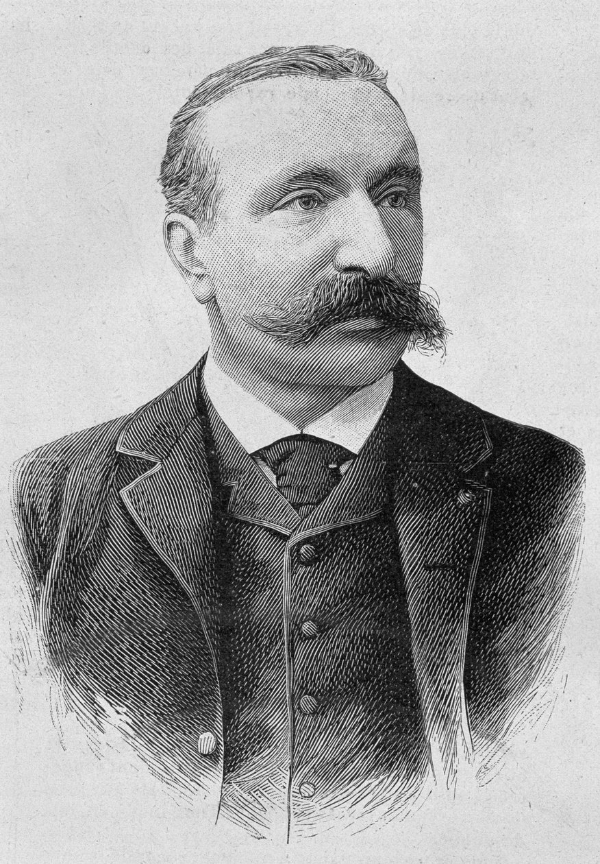 Albert Sorel (1842 - 1906) portréja. század végi metszet a „Histoire de France”-ban, H. Martin. alkotó: Unknown artist