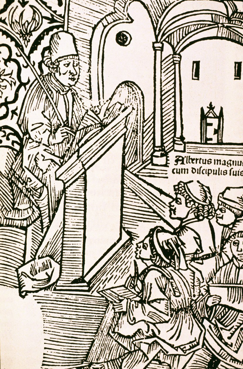 Nagy Albert portréja (Albert Magnus 1206-1280), Nagy Szent Albert (1205-1280) alkotó: Unknown artist