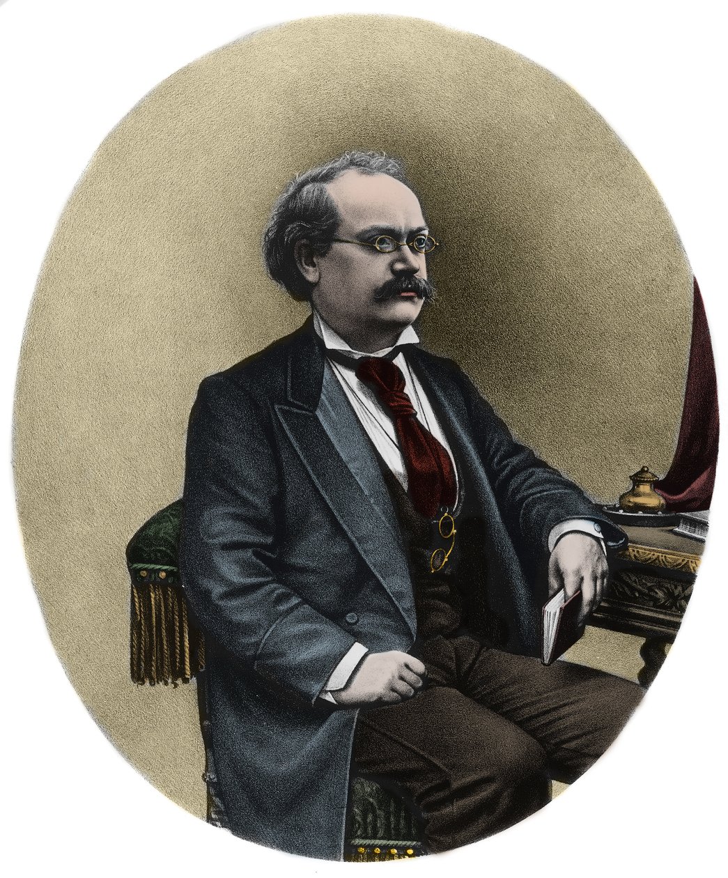 Alexandre Charles Lecocq (1832-1918) francia zeneszerző portréja - Alexandre Charles Lecocq (1832-1918) francia zeneszerző portréja alkotó: Unknown artist