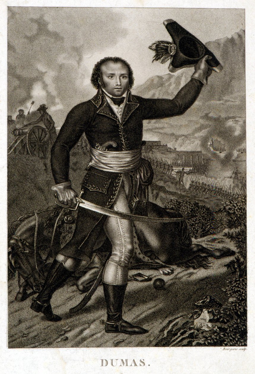 Alexandre Davy Dumas (1762-1806), Alexandre Dumas apja apjának portréja alkotó: Unknown artist