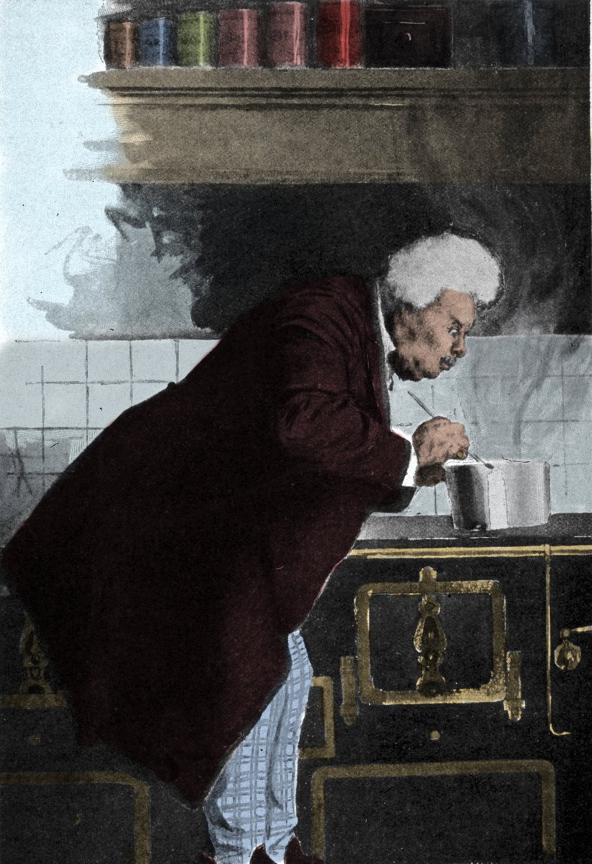 Alexandre Dumas pere (1802-1870) portréja a kemencékben. alkotó: Unknown artist