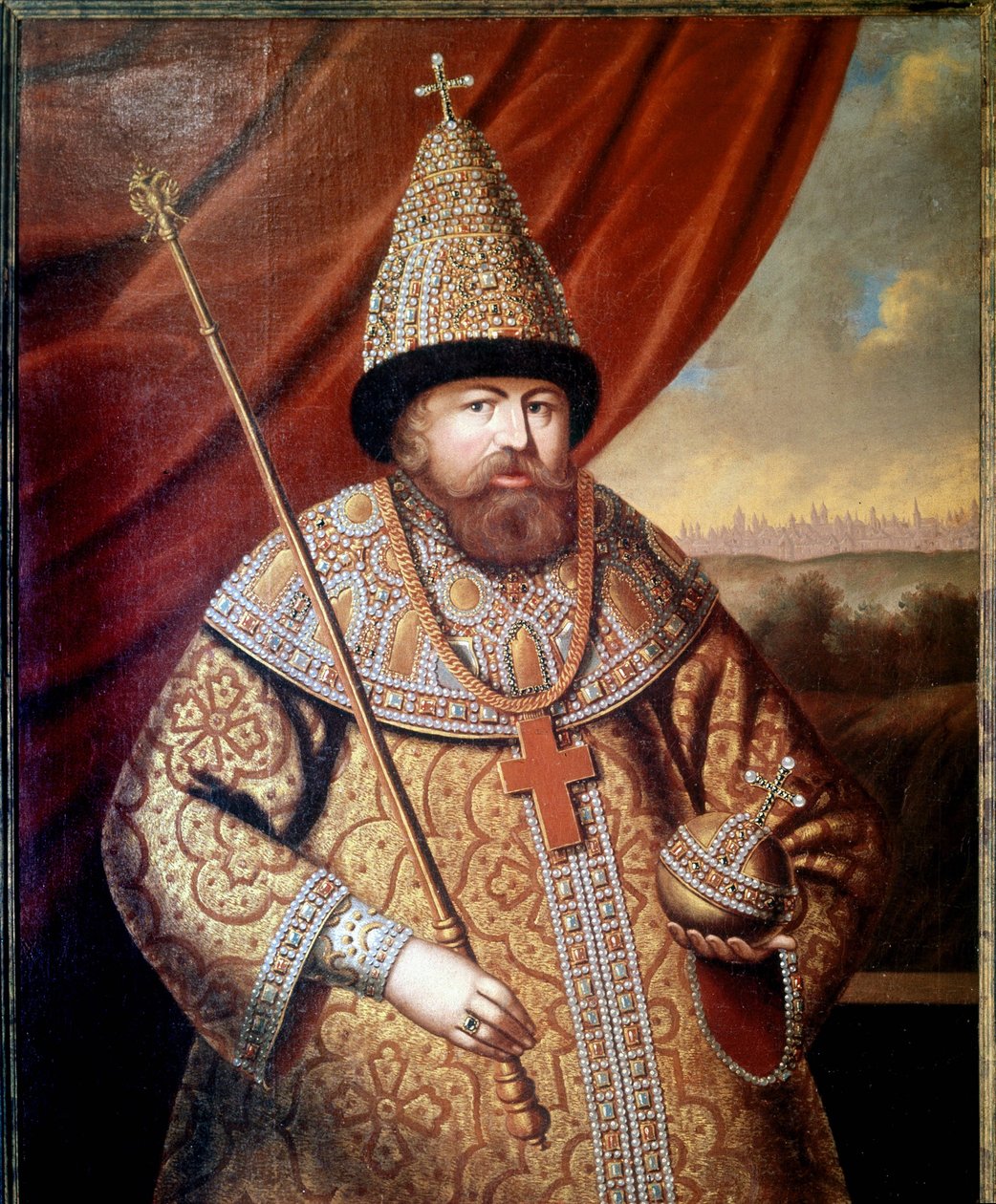 Alexius Michael Ovitz (1645 - 1676) portréja. Gripsholm Stockholm. alkotó: Unknown artist