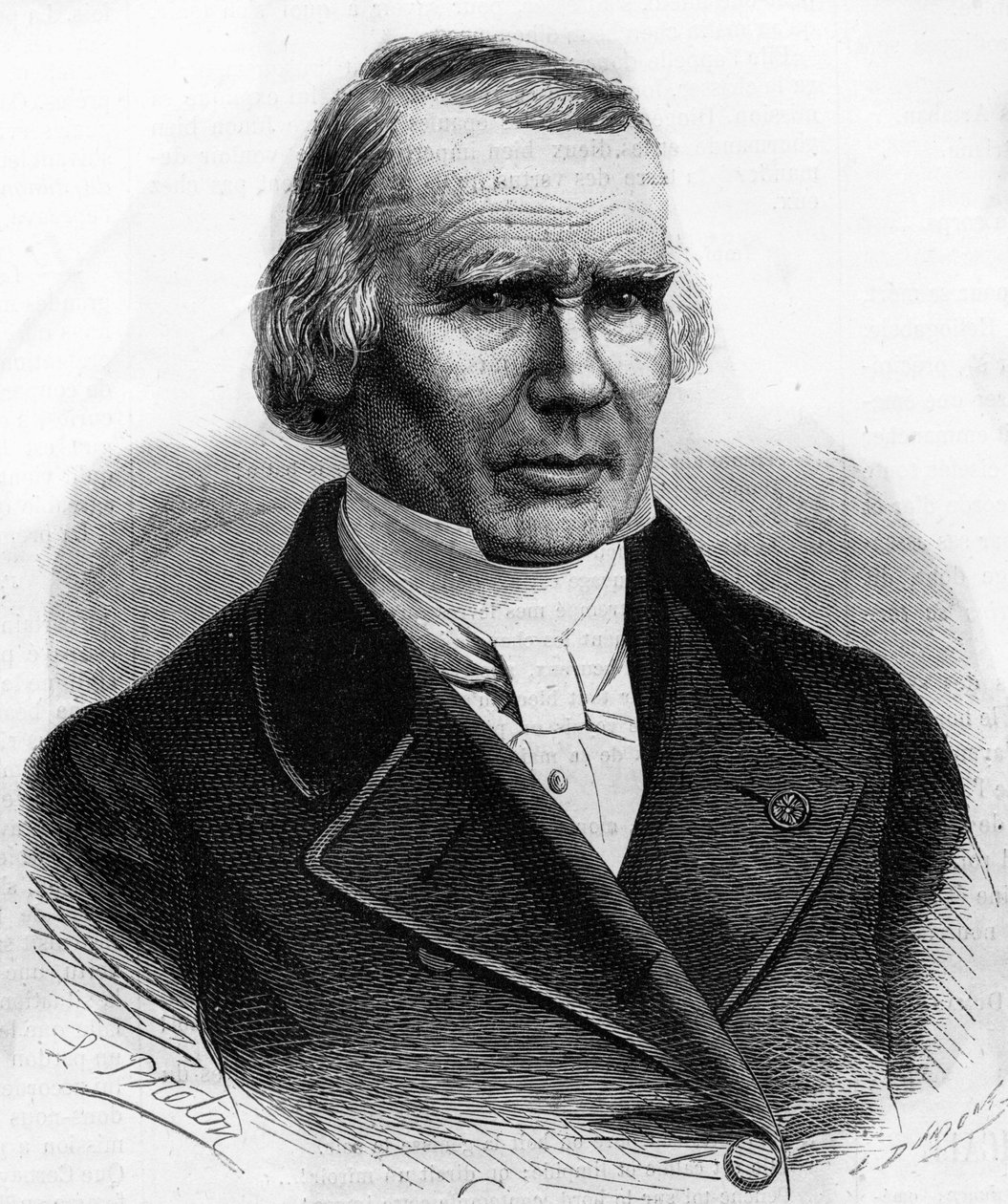 Alfred Louis Marie Velpeau (1795-1867) francia sebész portréja. alkotó: Unknown artist