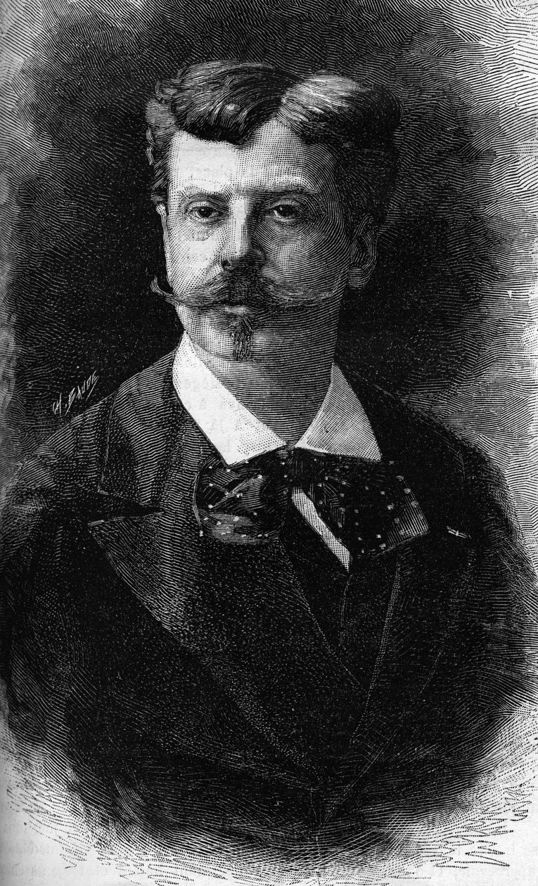 Alphonse de Neuville francia festő portréja. (1835-1885) alkotó: Unknown artist