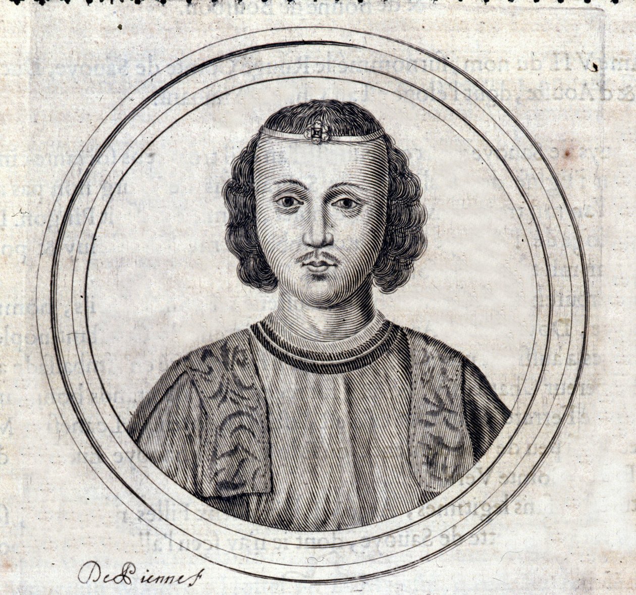A Vörös gróf néven ismert Savoyai VII. Amedeus portréja. alkotó: Unknown artist
