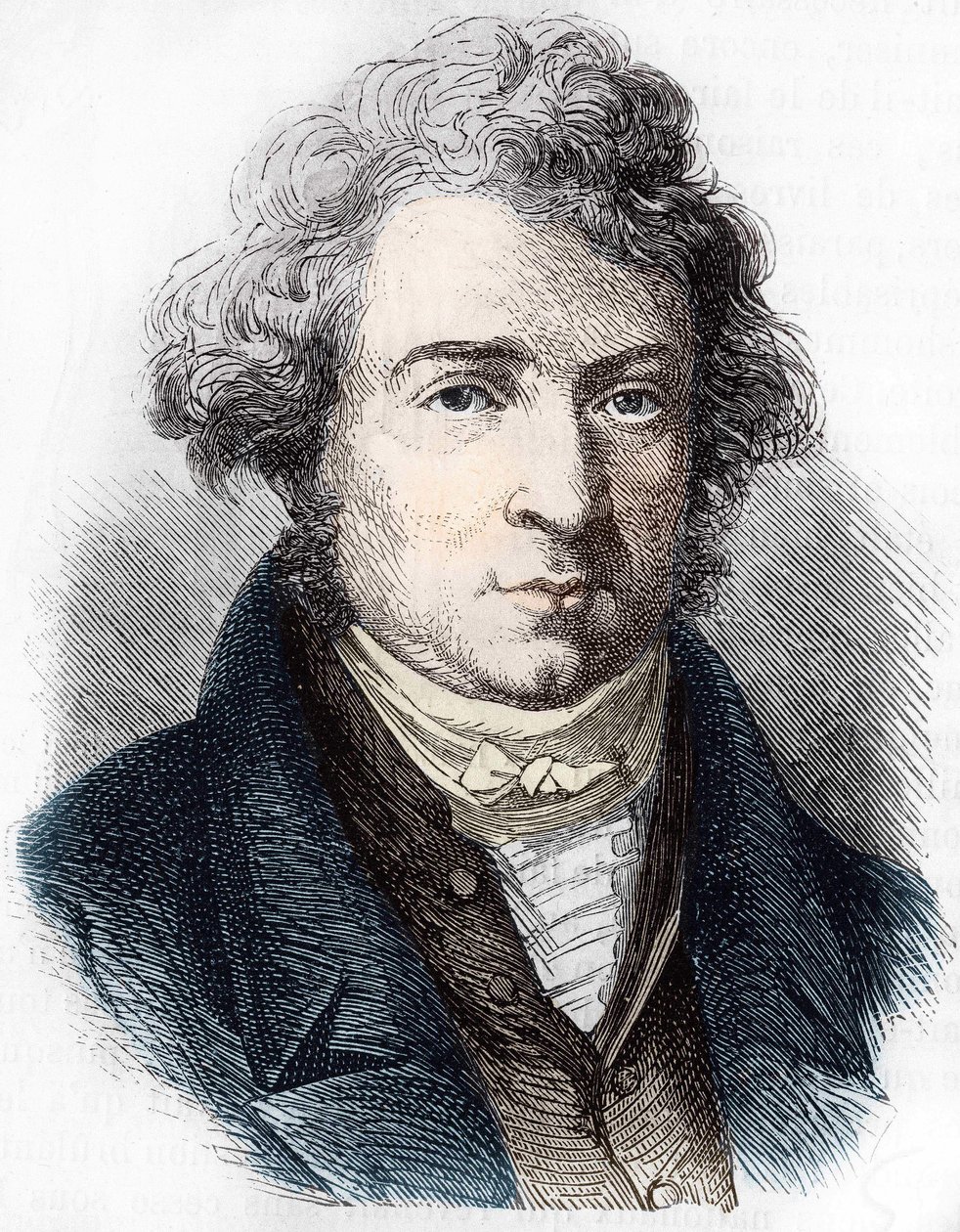 André Marie Ampère (1775-1836) francia fizikus portréja. alkotó: Unknown artist
