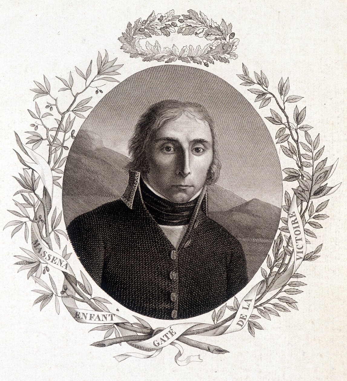 Andre Massena (1756-1817) portréja „A győzelem gyermekkapuja”, francia marechal alkotó: Unknown artist