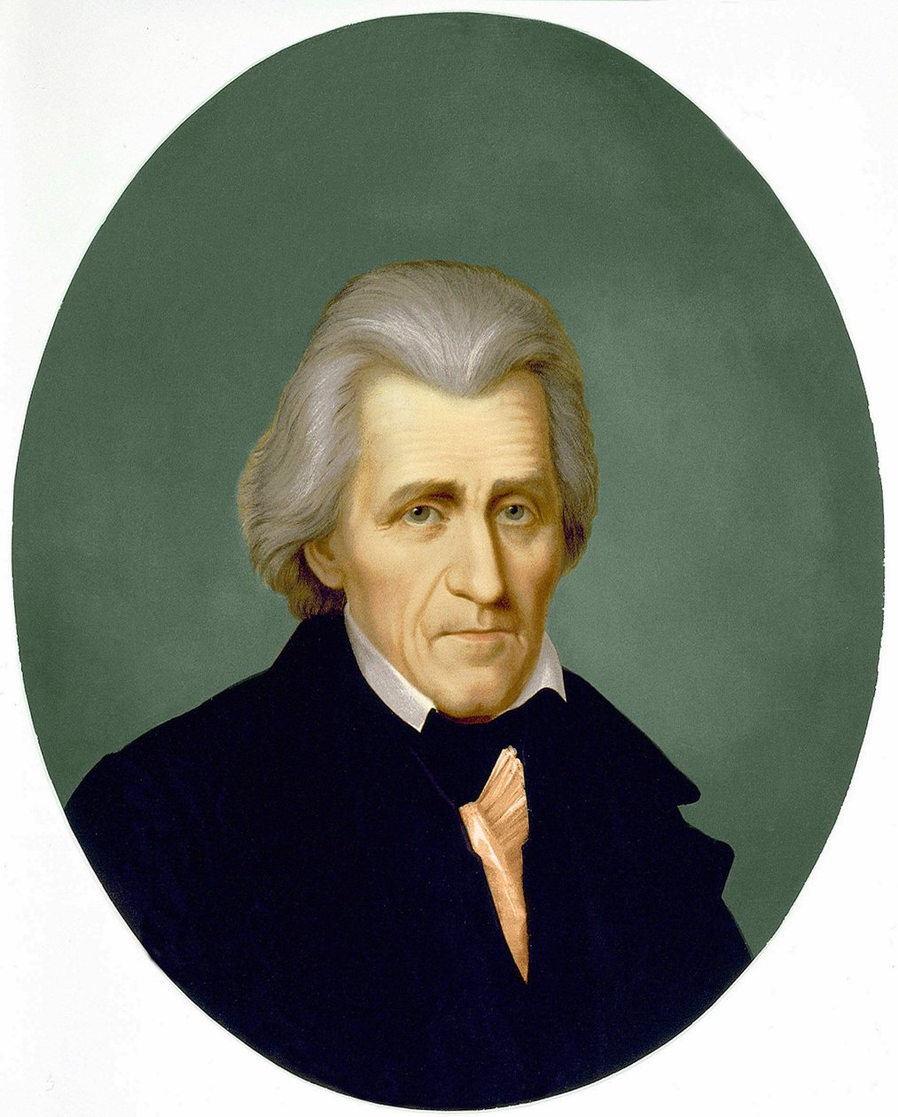 Andrew Jackson portréja. 19. századi metszet. alkotó: Unknown artist
