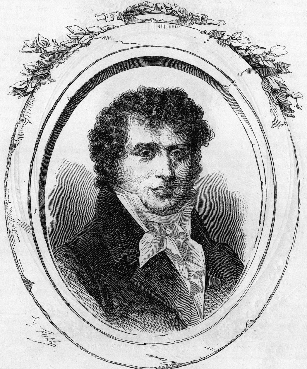 Antoine Desaugiers (1772-1827) francia dalszerző portréja. alkotó: Unknown artist