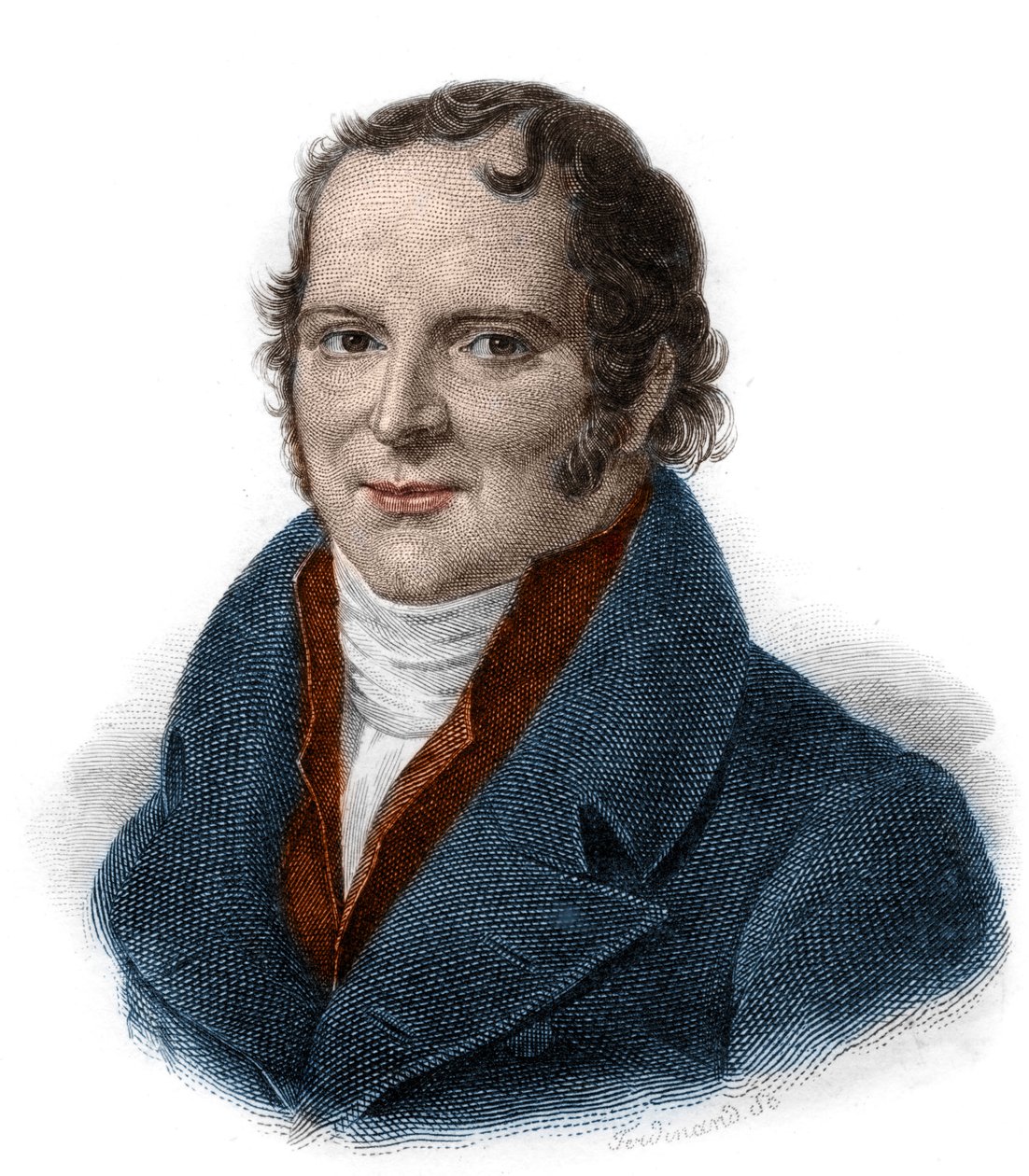 Antoine Francois, Fourcroy grófjának (1755 - 1809) portréja vegyész, természettudós, orvos, metszet a XIX. alkotó: Unknown artist