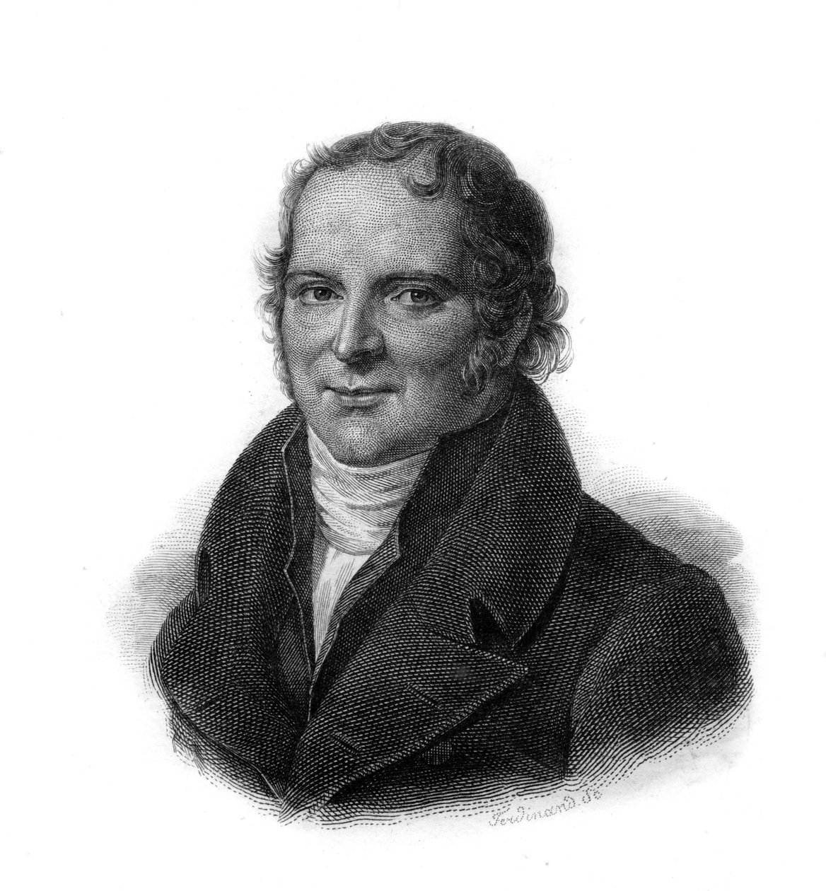 Antoine François, Fourcroy grófjának (1755 - 1809) portréja, vegyész, természettudós, orvos, metszet a XIX. alkotó: Unknown artist
