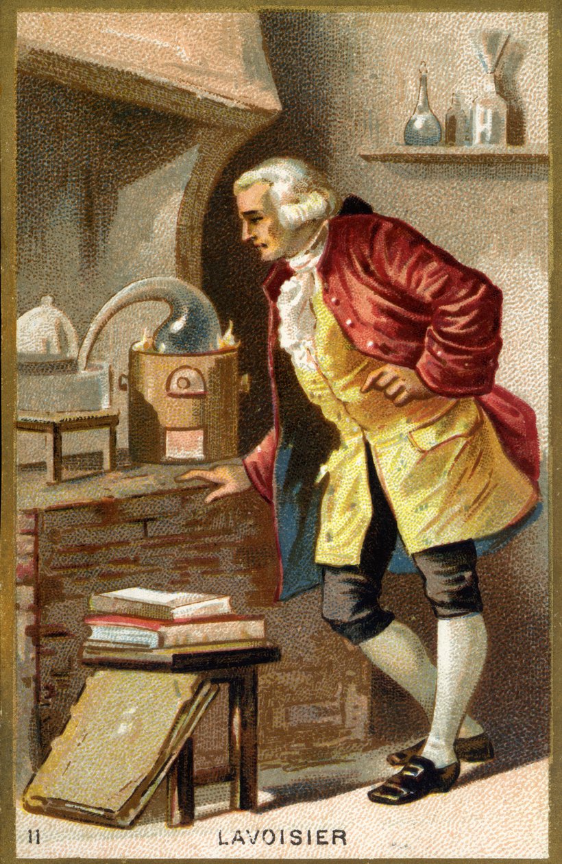Antoine Laurent de Lavoisier (1743-1794) francia kémikus portréja. alkotó: Unknown artist