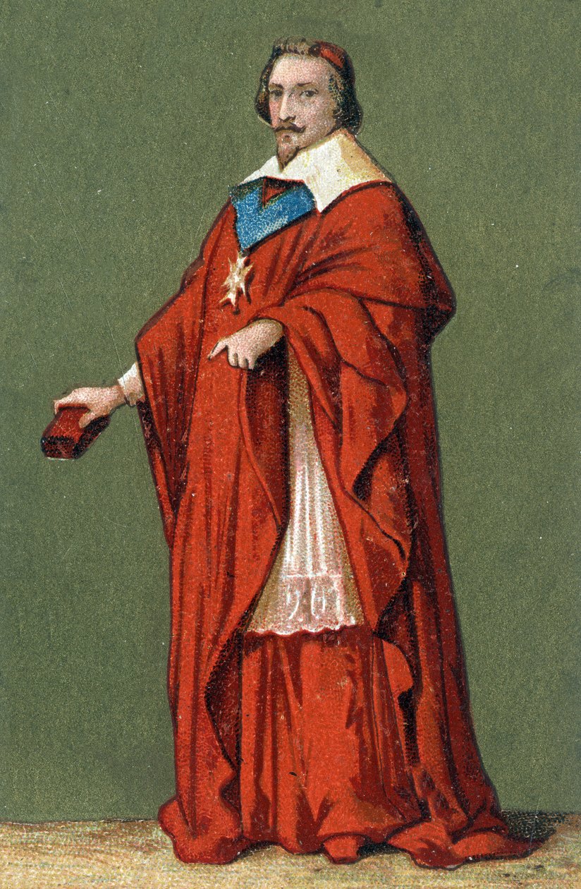 Armand Jean Du Plessis, de Richelieu bíboros (1585-1642) portréja alkotó: Unknown artist