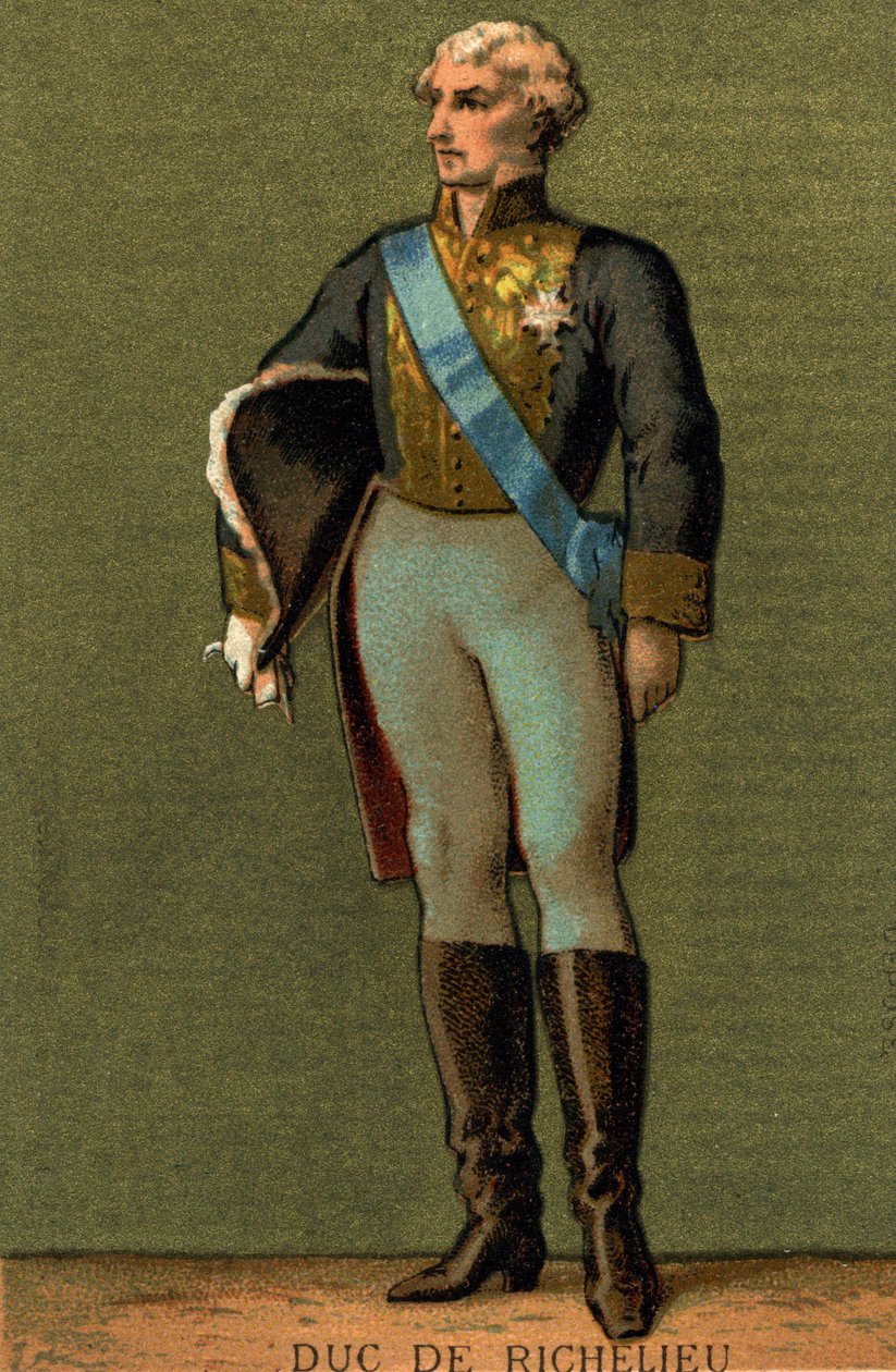 Armand du PLESSIS, RICHELIEU herceg (1766-1822) portréja alkotó: Unknown artist