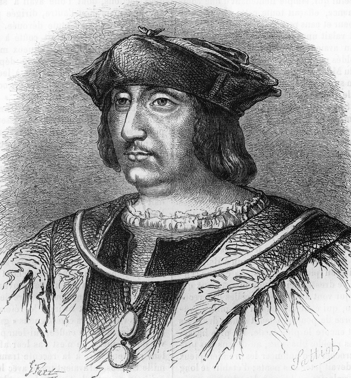 Arthus de Gouffier (1475-1519), Boissy urának, 1. Francois király preceptorának portréja. századi metszet. alkotó: Unknown artist