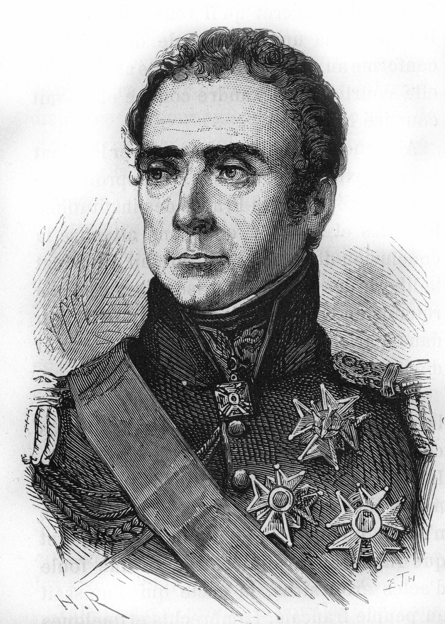 Auguste Frederic Louis (Auguste-Frederic-Louis) portréja, Viesse de Marmont (1774-1852), raguse hercege, Franciaország marechalja. alkotó: Unknown artist