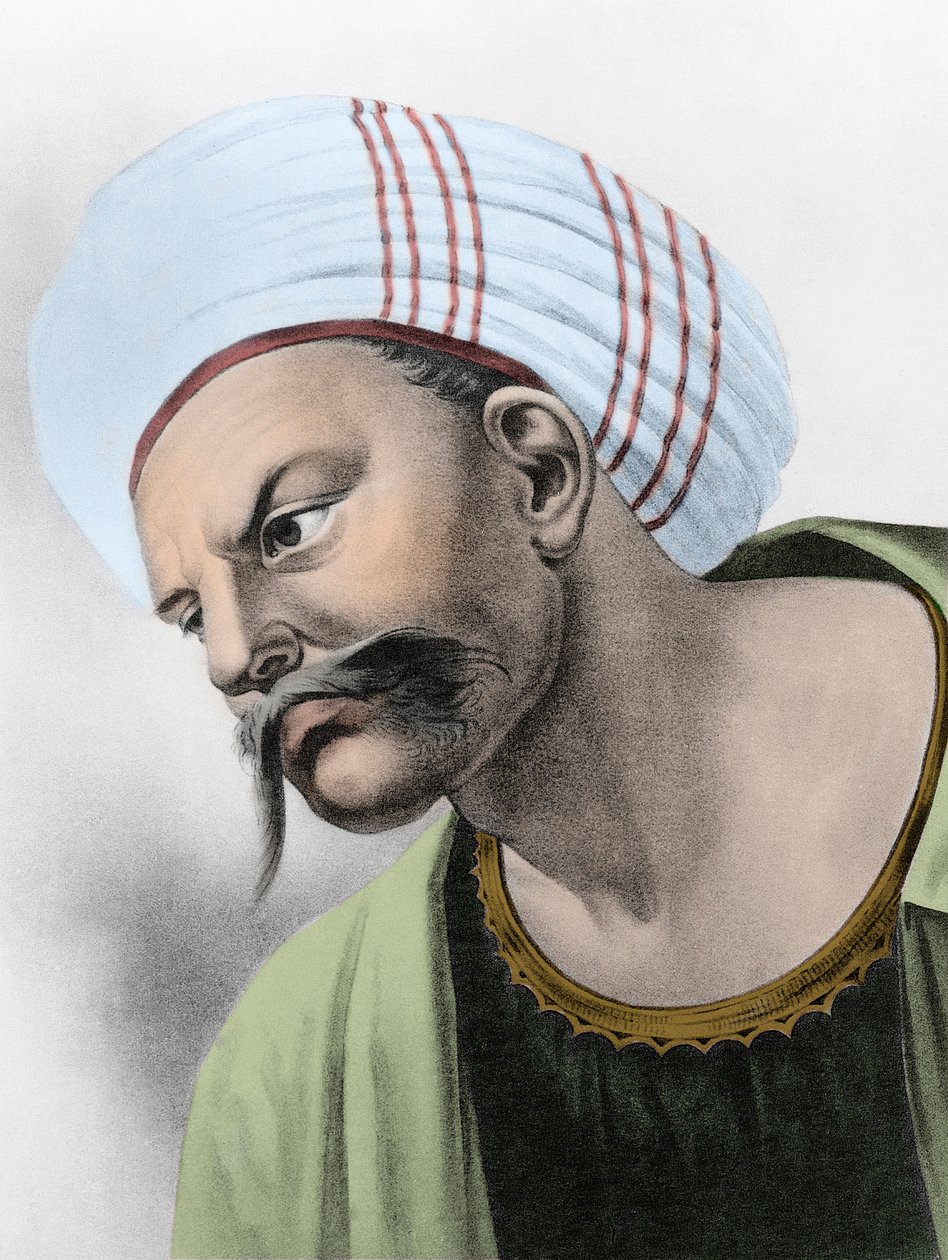 Averroes portréja (Ibn Rushd) – Averroes (1126-1198) latin neveként ismert Ibn-Rushd (Ibn Rushd) portréja alkotó: Unknown artist