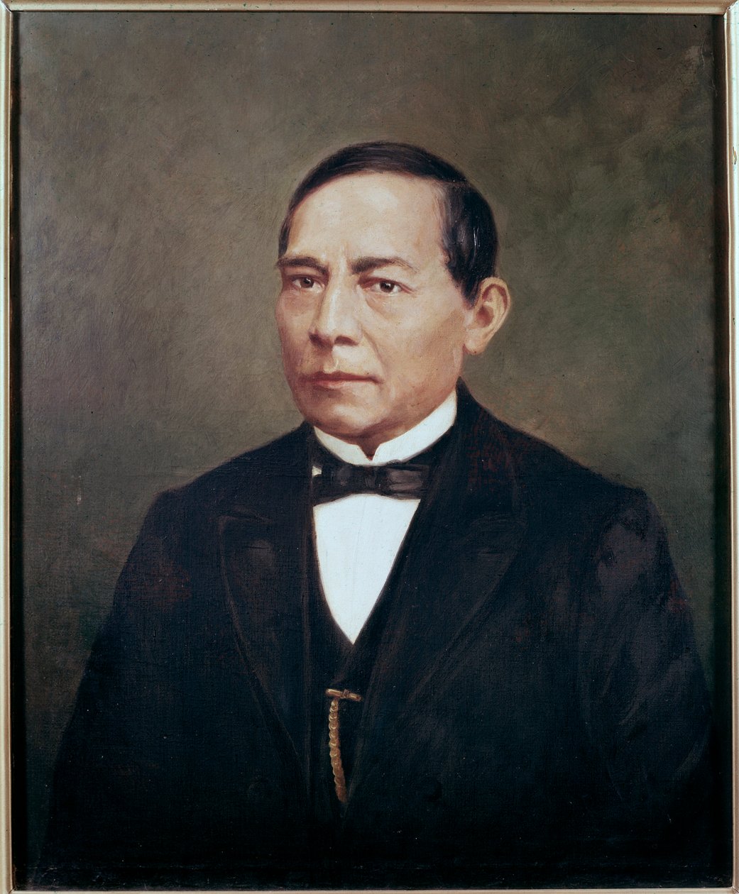 BENITO PABLO JUAREZ (1806-1872) mexikói államférfi és forradalmár portréja - Benito Pablo Juarez mexikói politikus (1806-1872) portréja Névtelen festmény alkotó: Unknown artist