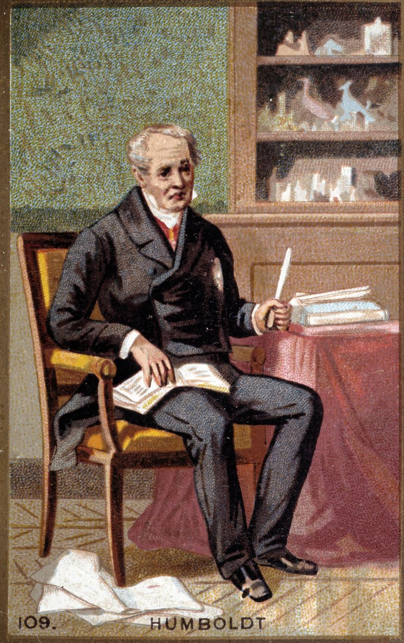 Alexander Von Humboldt báró portréja (Humboldt Sándor alkotó: Unknown artist