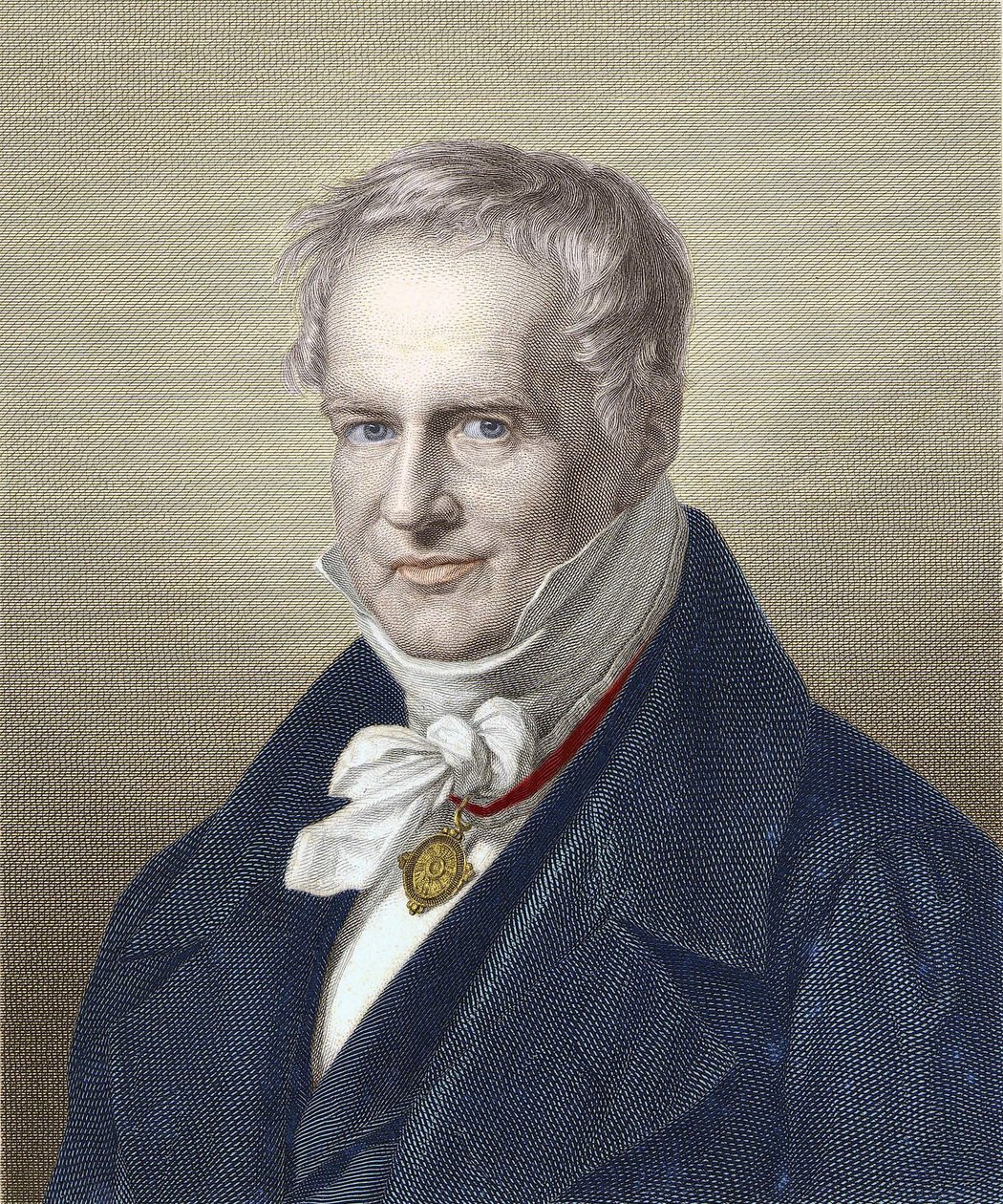 Alexander Von Humboldt báró portréja (Humboldt Sándor alkotó: Unknown artist