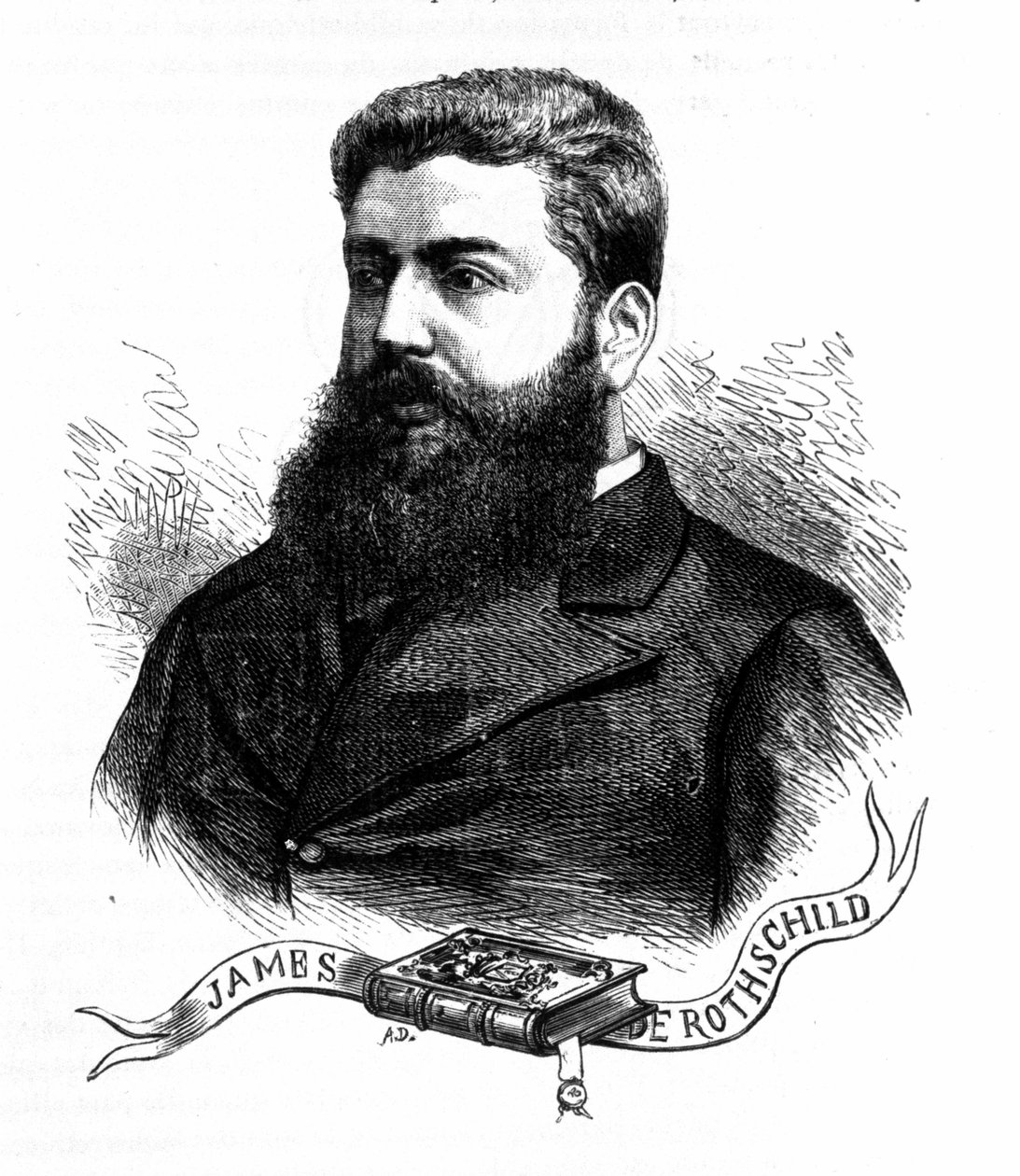 Edmond James de Rothschild báró portréja. (1845-1934). alkotó: Unknown artist