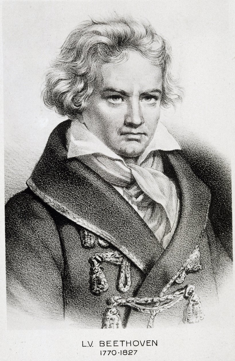 Beethoven portréja (1770 - 1827). alkotó: Unknown artist