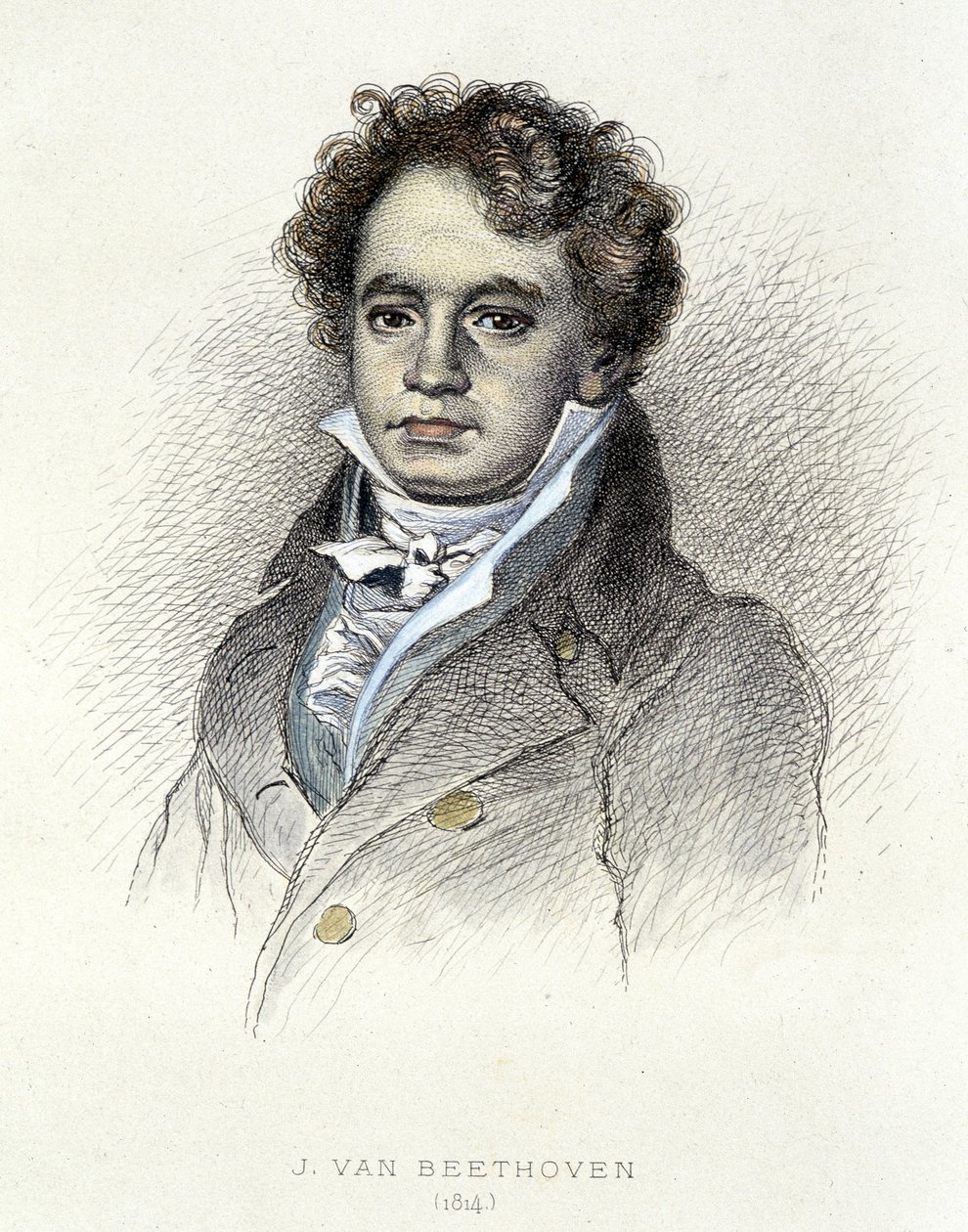 Beethoven portréja (1814) - metszet alkotó: Unknown artist