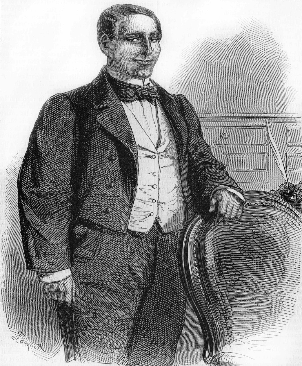 Benito Pablo Ju¿rez portréja. Indiai származású mexikói politikus (1806-1872). A Mexikói Köztársaság elnöke 1858-ban. alkotó: Unknown artist