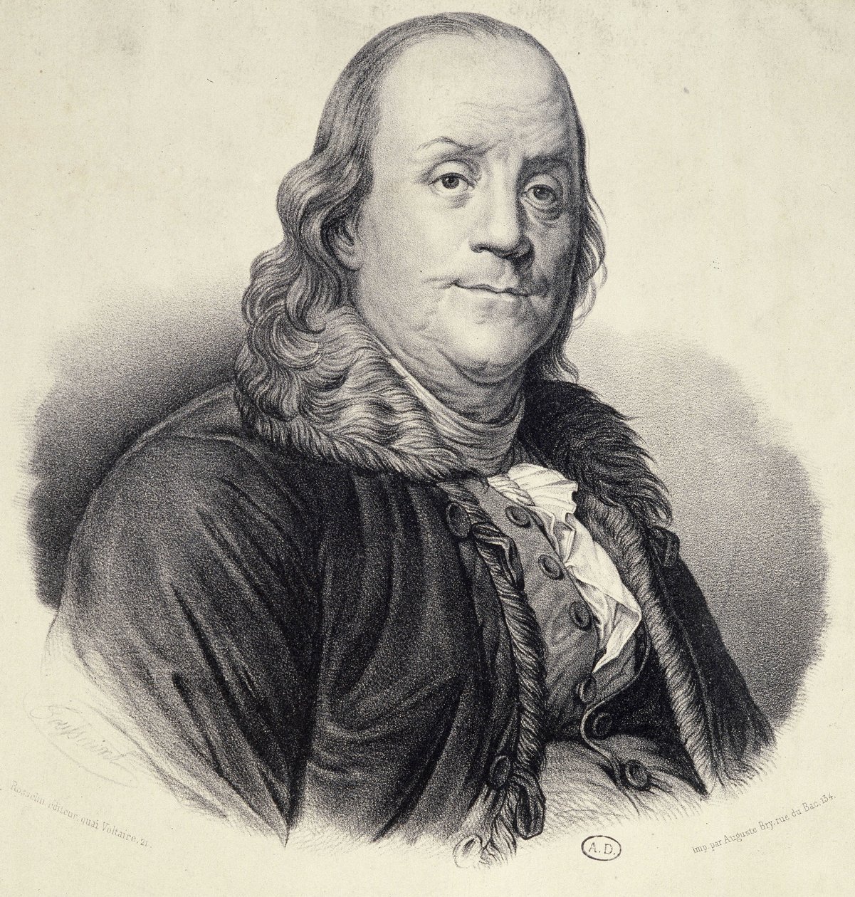 Benjamin Franklin portréja alkotó: Unknown artist