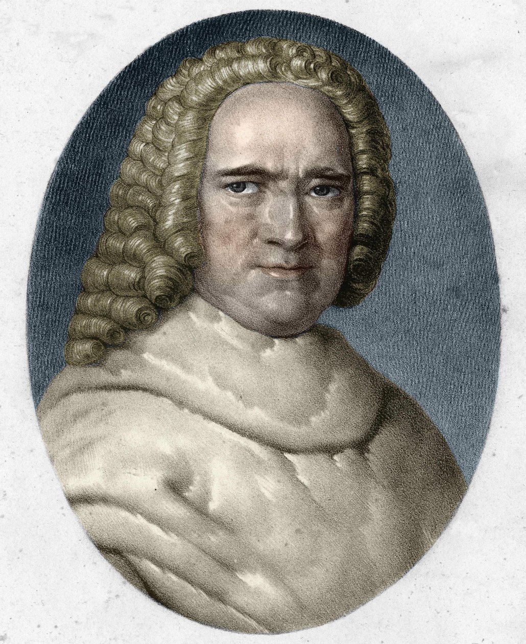 Bernard de Jussieu (1699-1777) francia botanikus portréja. alkotó: Unknown artist